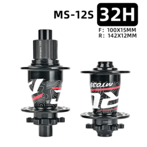 JUEGO MAZA ARC DEL Y TRAS 12S SRAM XD 32H 15X100 Y 12X142MM 6H QR