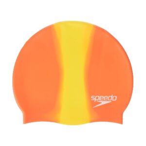 SPEEDO GORRO PLAIN FLAT JUNIOR NARANJA