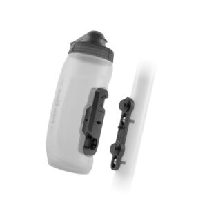 Fidlock Botella TWIST 590 + Base magnética para bicicleta, Blanco transparante - 09636(CLR)