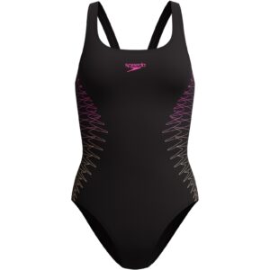 SPEEDO PLCMT MUSCLEBACK 1PC BLACK NEGRO