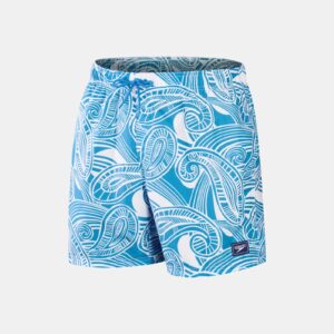 SPEEDO Mens Printed Leisure 16" Watershort BLUE/WHITE