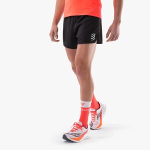 SHORT TRAIL RACING 2 EN 1 NEGRO COMPRESSPORT