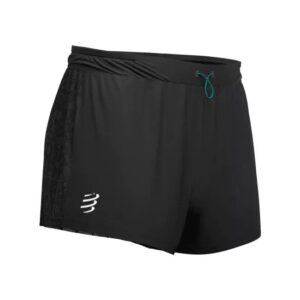 SHORT RACING SPLIT NEGRO COMPRESSPORT