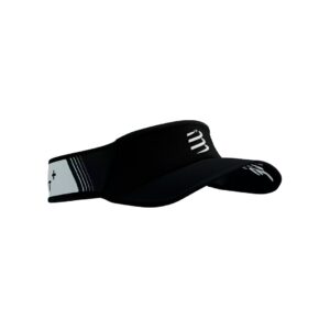 VISOR ULTRALIGHT FLASH NEGRO/ BLANCO COMPRESSPORT TALLA UNICA