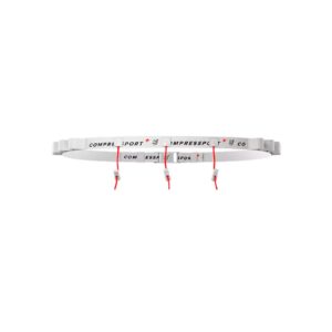 CINTURON RACE BELT BLANCO COMPRESSPORT TALLA UNICA