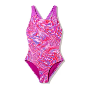 SPEEDO PRINT SPLASHBACK ROSADO TRAJE DE BANO